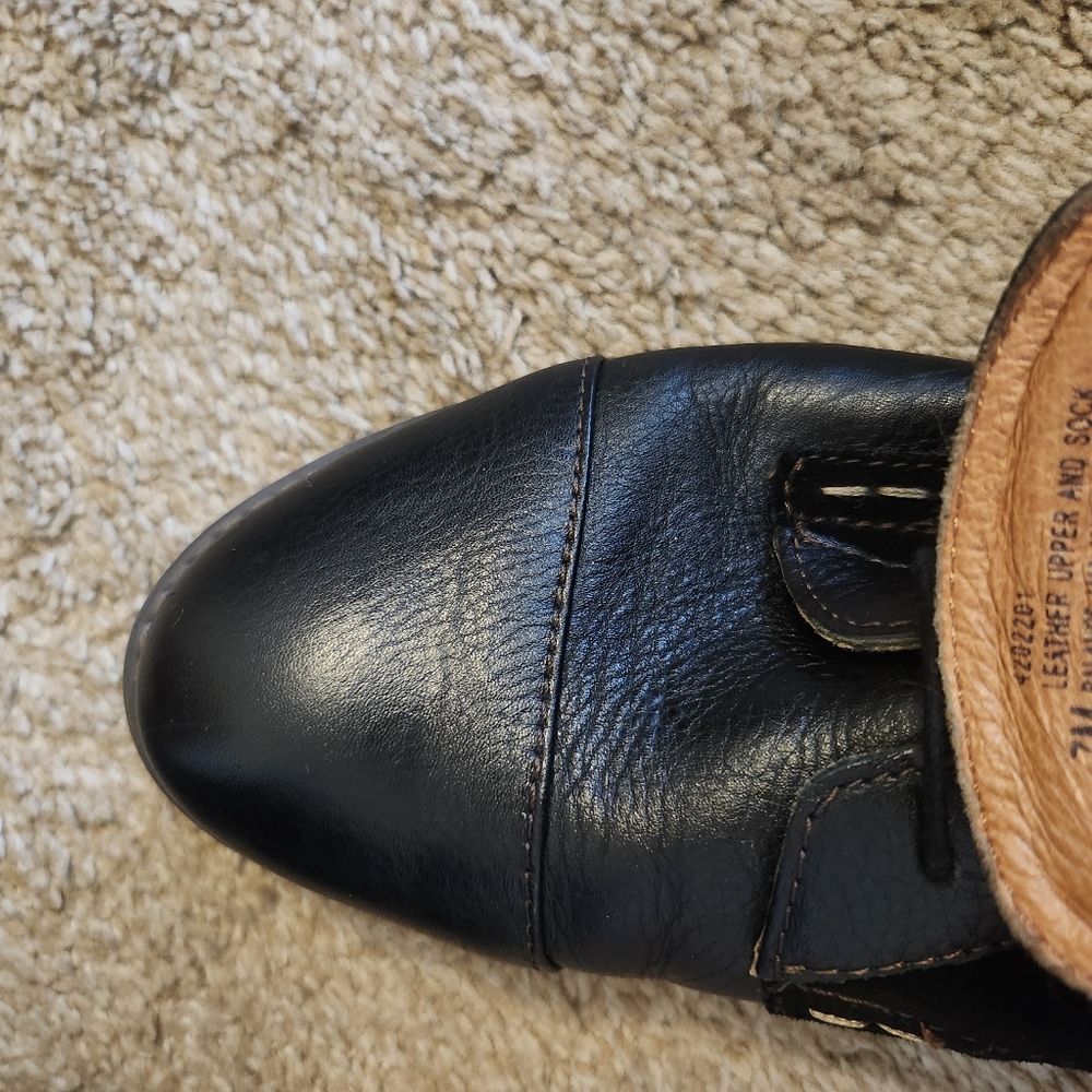 Montana Artisan Suede Black Leather Lace-Up Ankle Boots - Picture 7 of 13